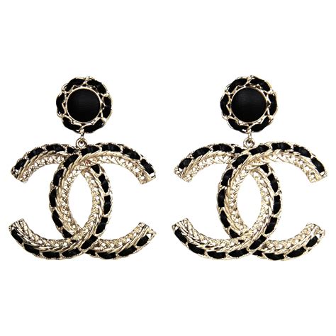 chanel earrings cc replica|large chanel inspired earrings.